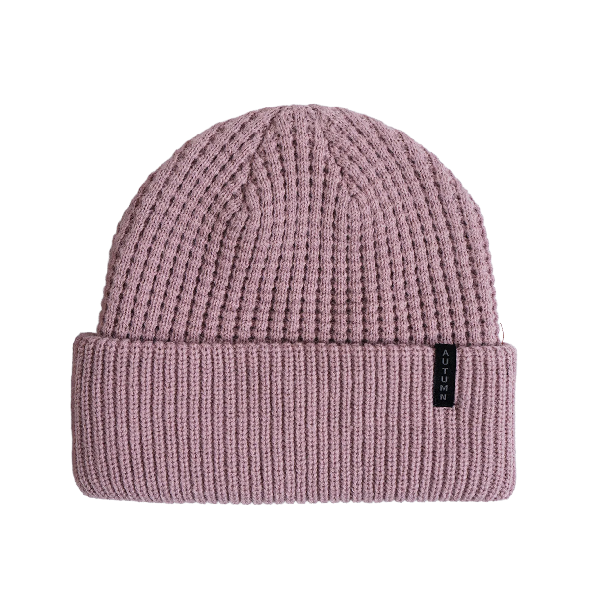 Autumn Thermal Knit Beanie - Dusty Pink