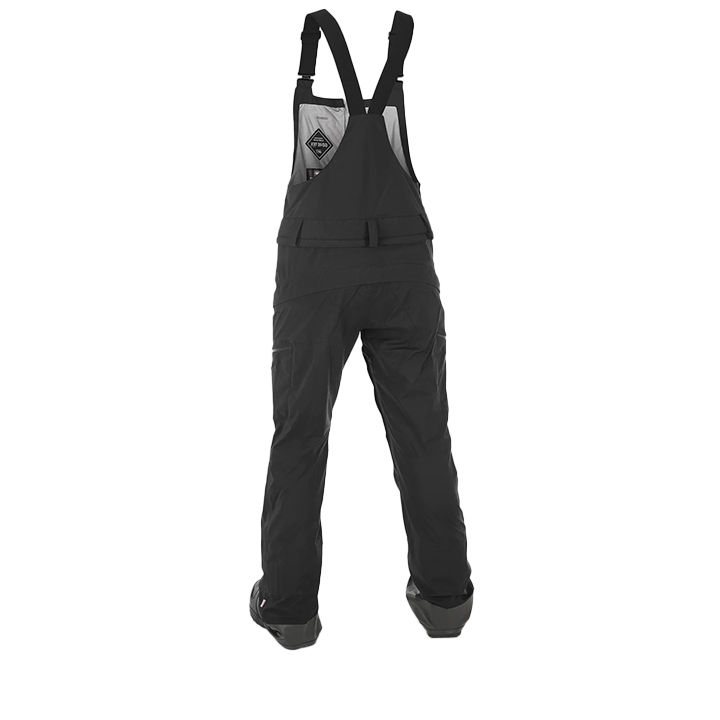 Volcom Women's Vs 3L Stretch Gore-Tex Snow Bib Overalls - Black