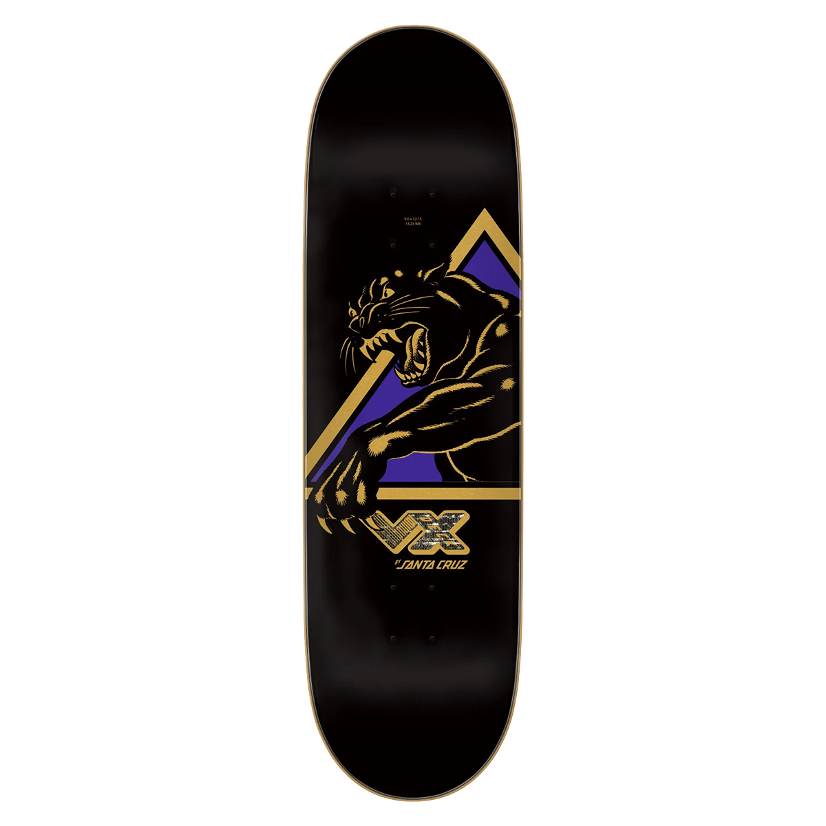 Santa Cruz Natas Shattered Panther VX Skate Deck - 9.0