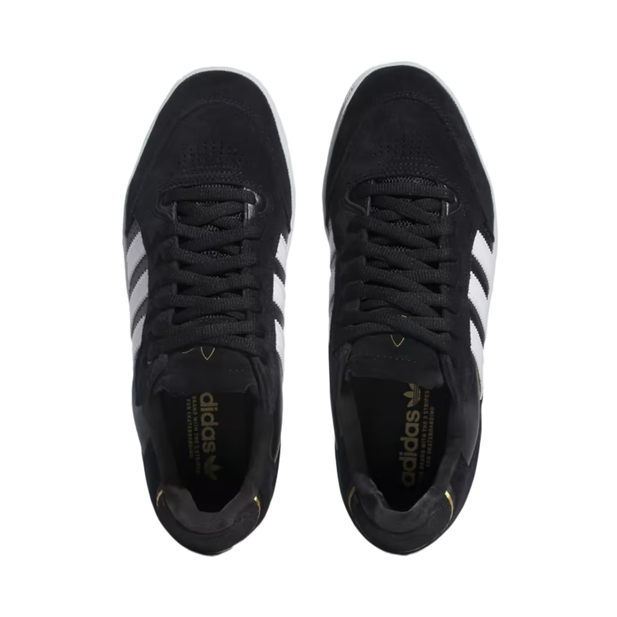Adidas Tyshawn Remastered Shoes - Core Black/Cloud White/Gold Metallic