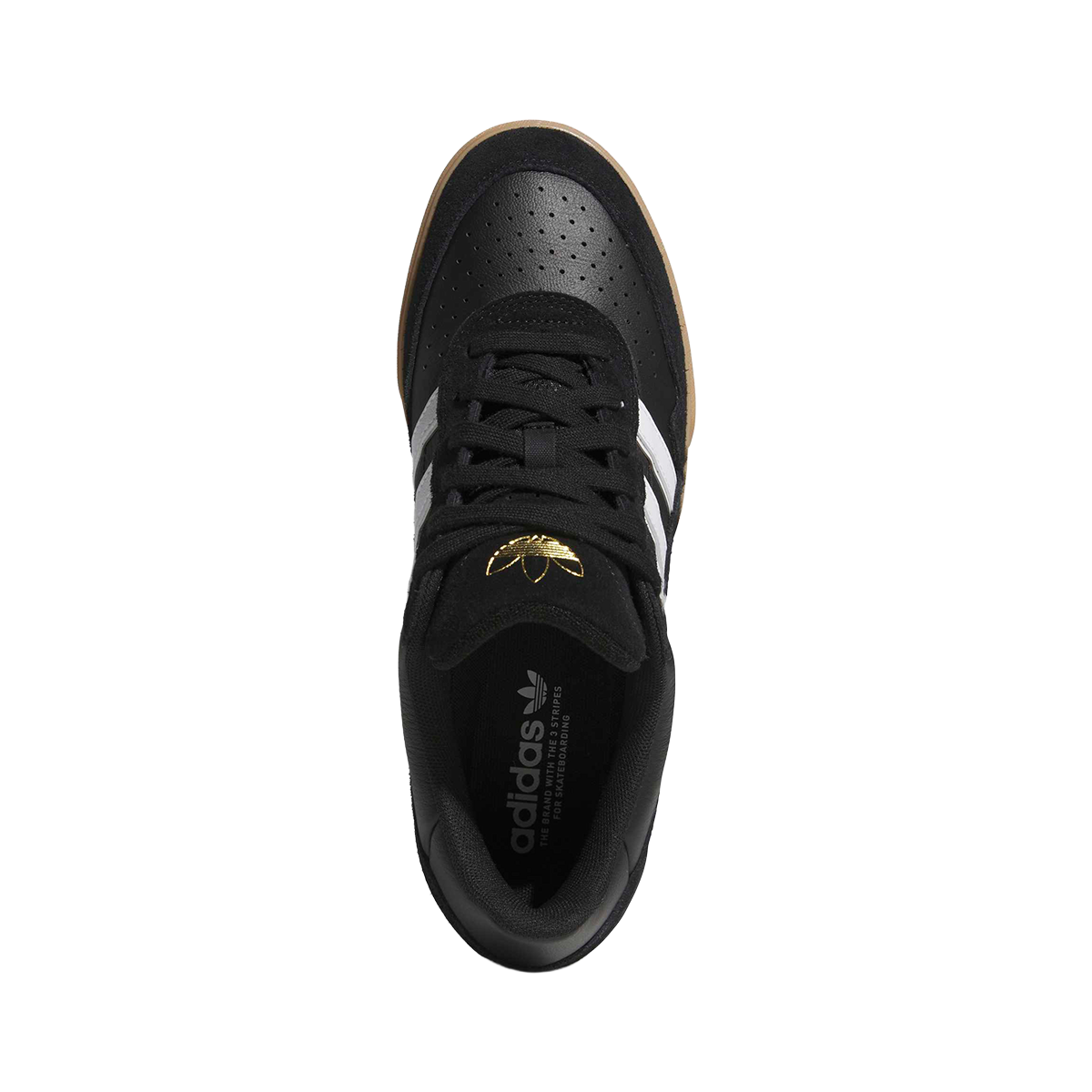 Adidas Tyshawn II Shoes - Core Black / Cloud White / Gum