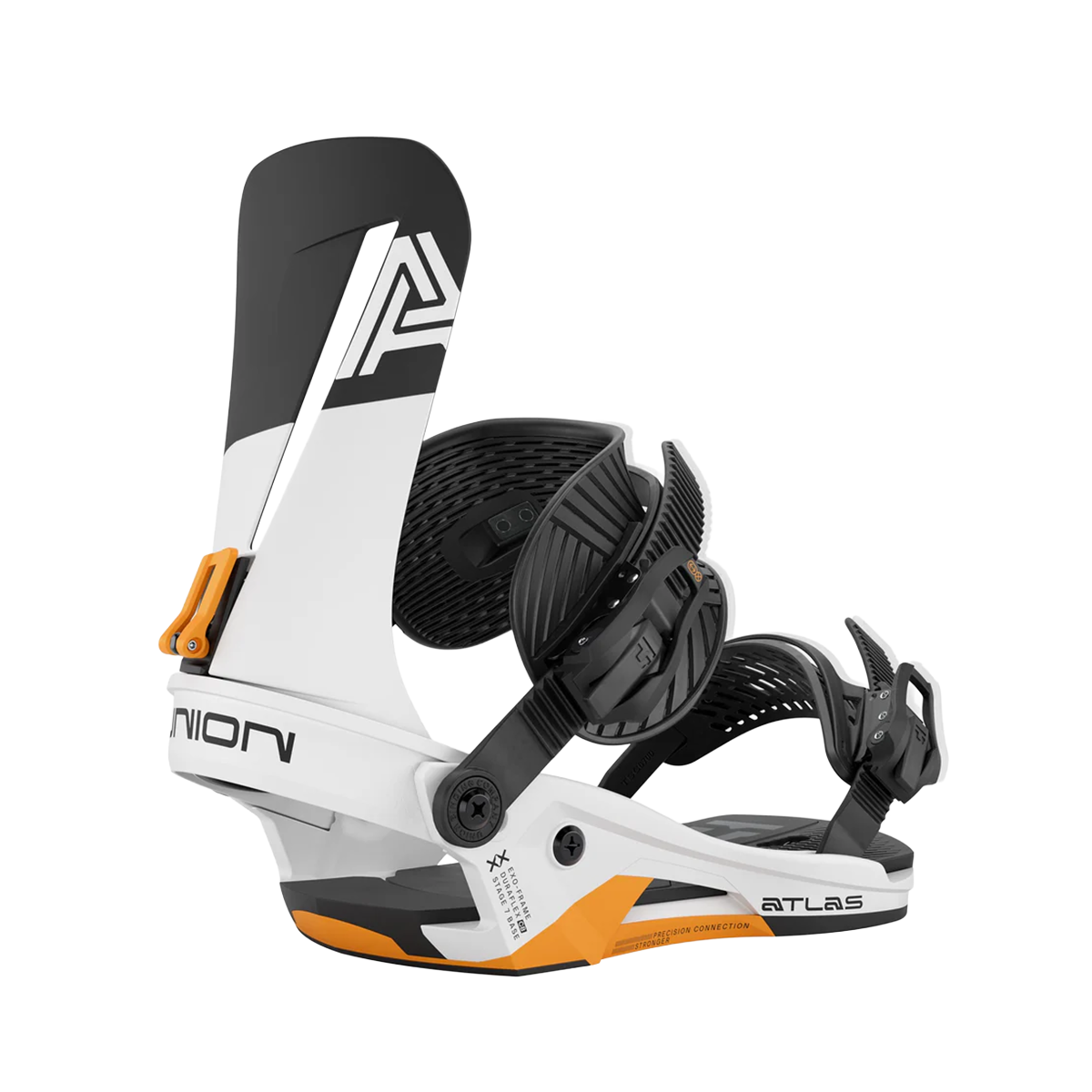 Union 2026 Atlas Snowboard Bindings - White / Orange