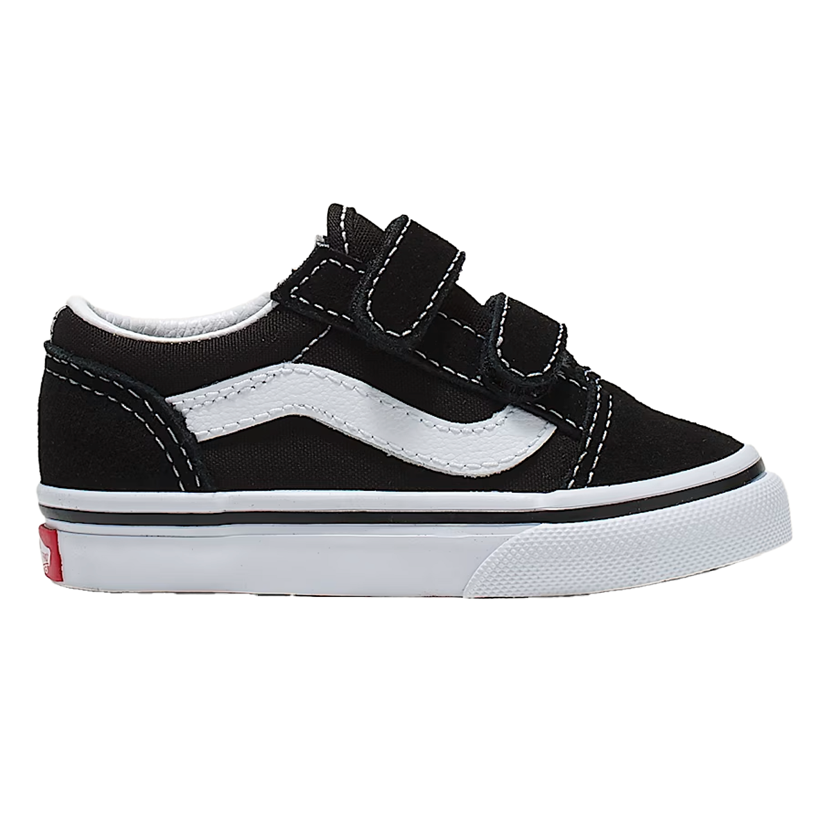 Vans Toddler Old Skool V Shoes - Black / White