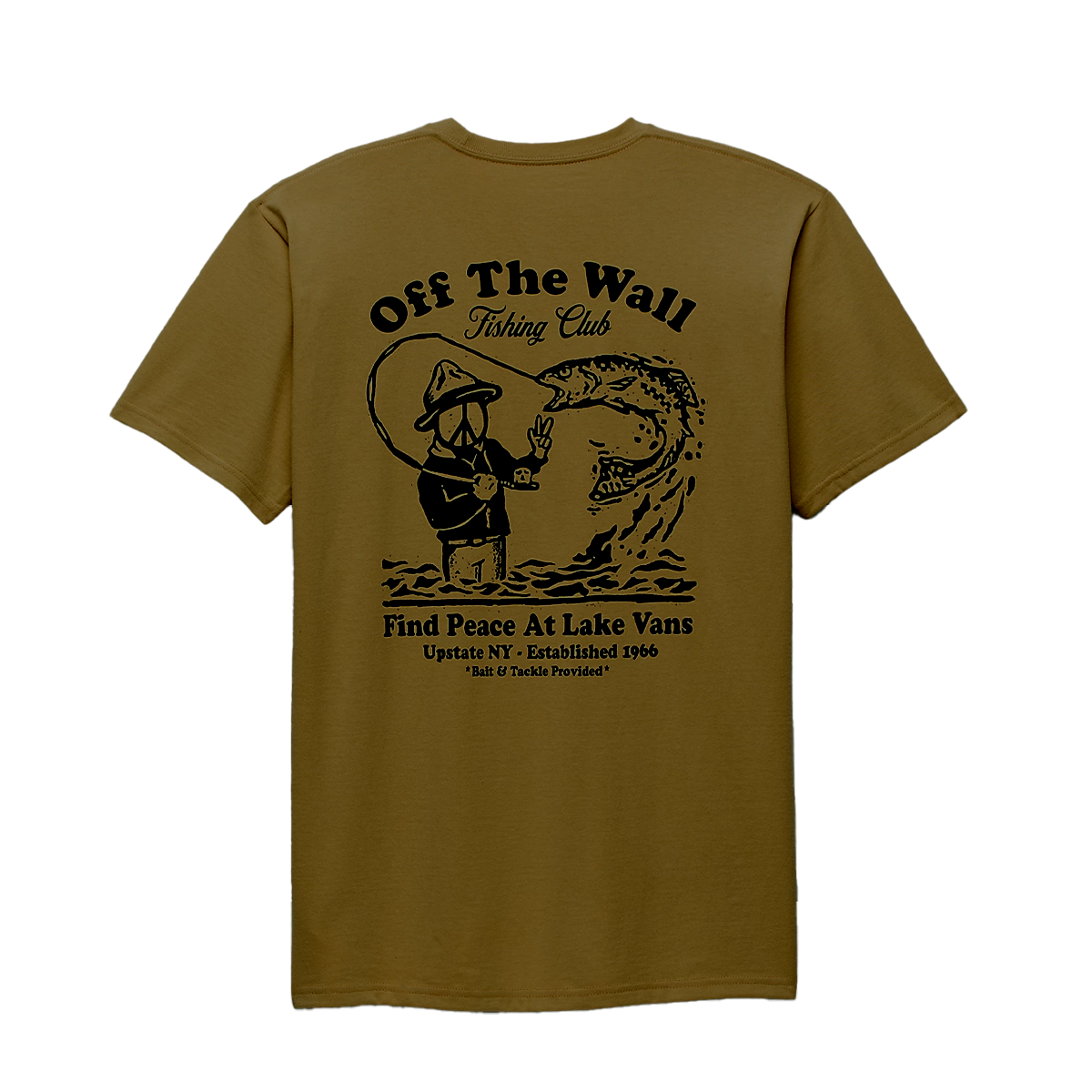 Vans Fishing Club Pocket T-Shirt - Kangaroo
