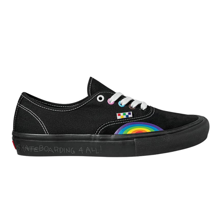 Vans Pride Skate Authentic Shoe - Black / Multi