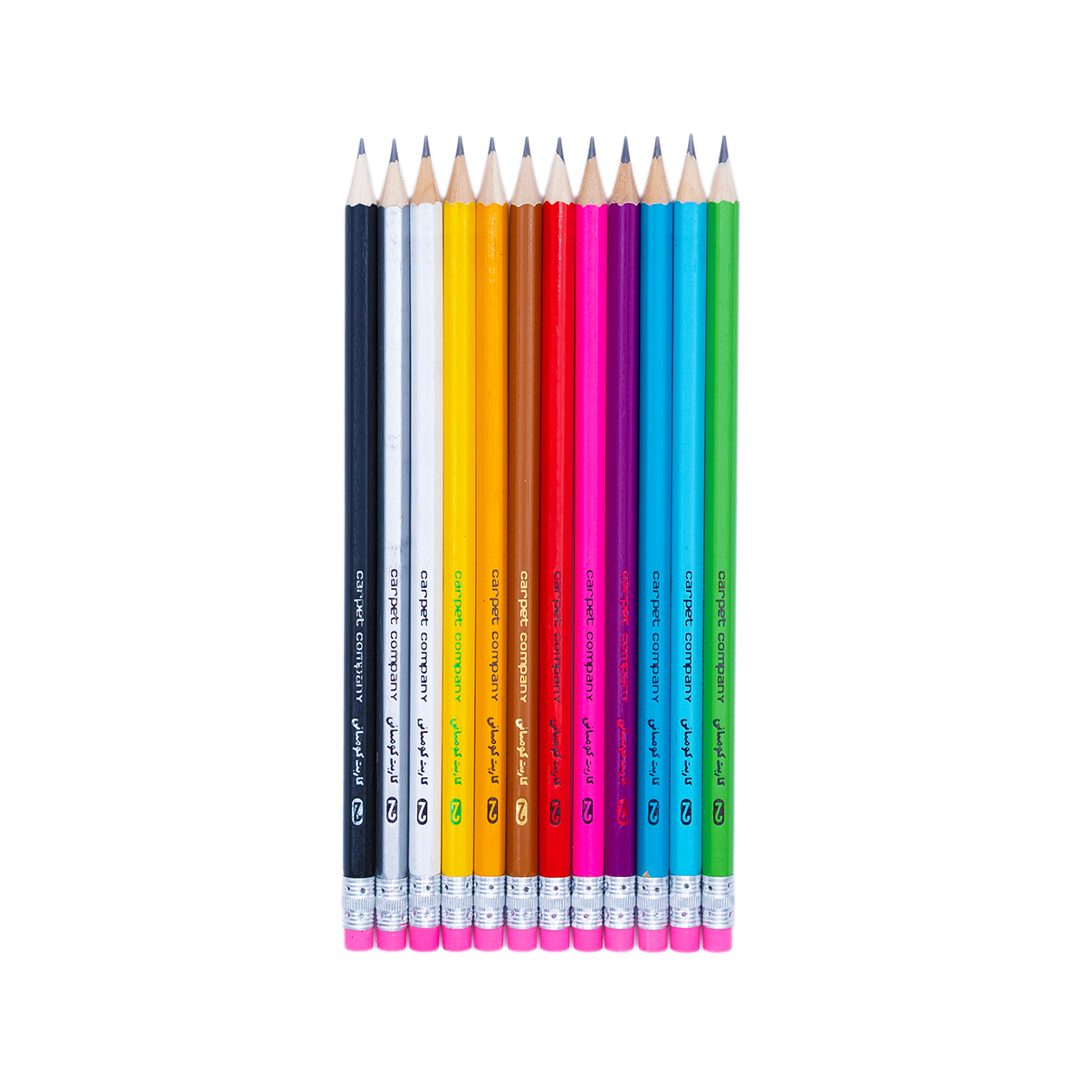 Carpet #2 Pencil - 12 Pack