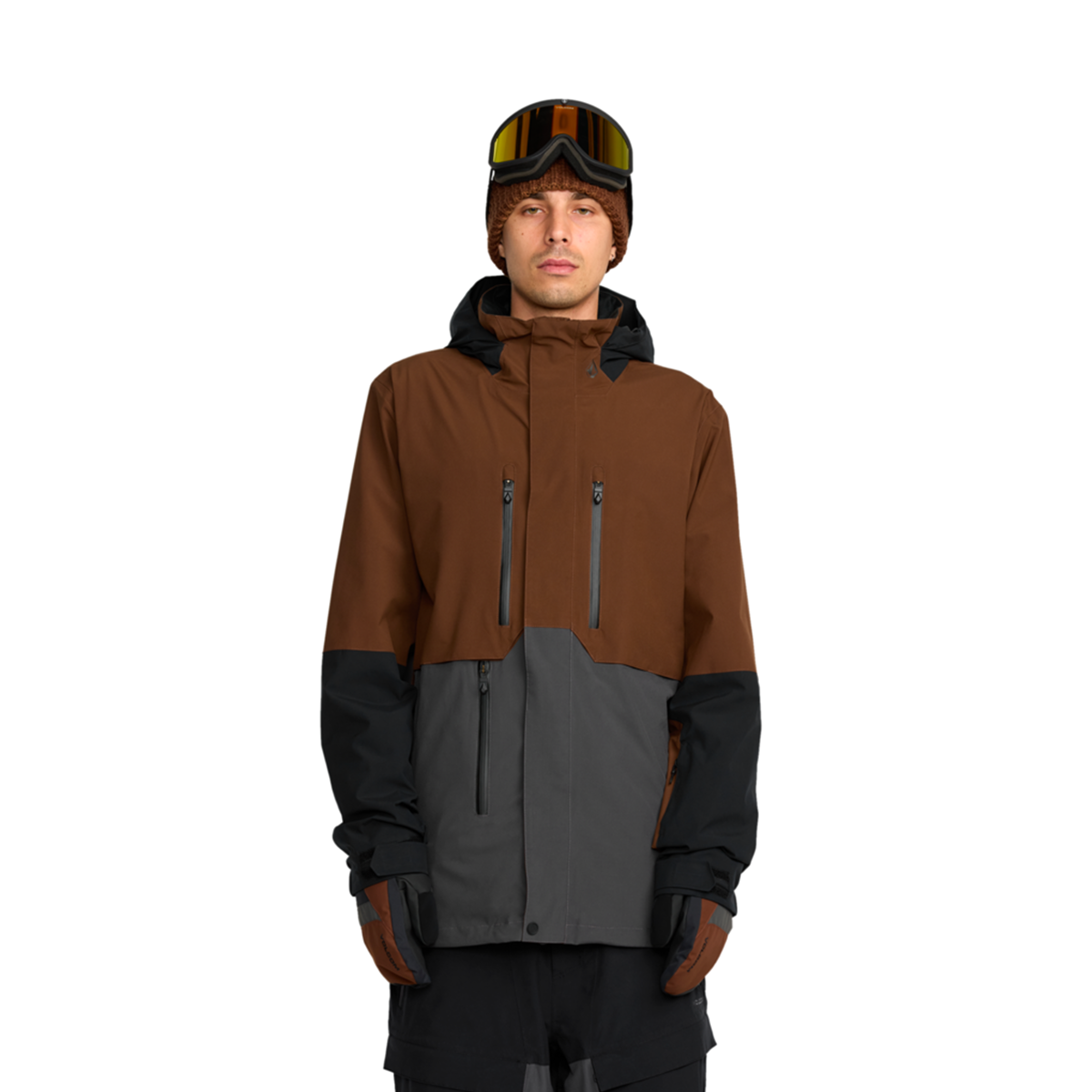 2026 SAMPLE Volcom RNGE Stretch 30K Jacket - Brown