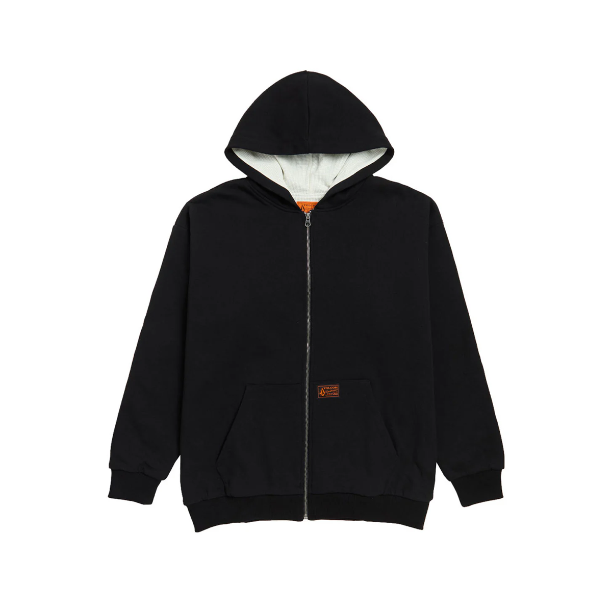 Volcom Axestone Workwear Lined Fleece Hoodie - Black