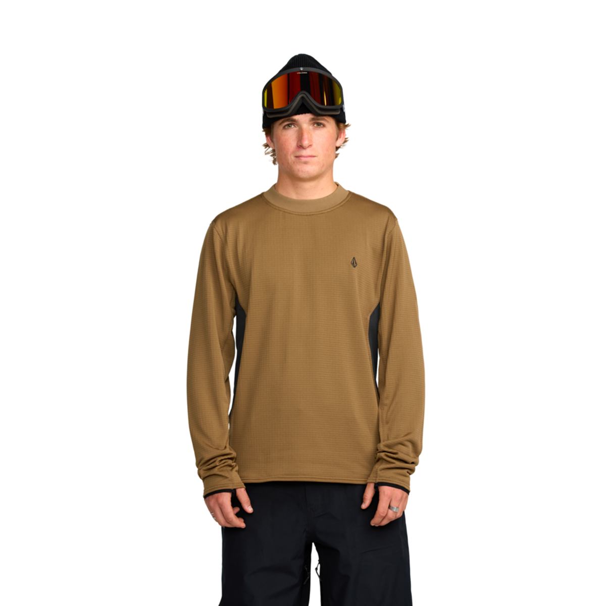 2026 SAMPLE Volcom Gridlock Crew Pullover Fleece - Bronze