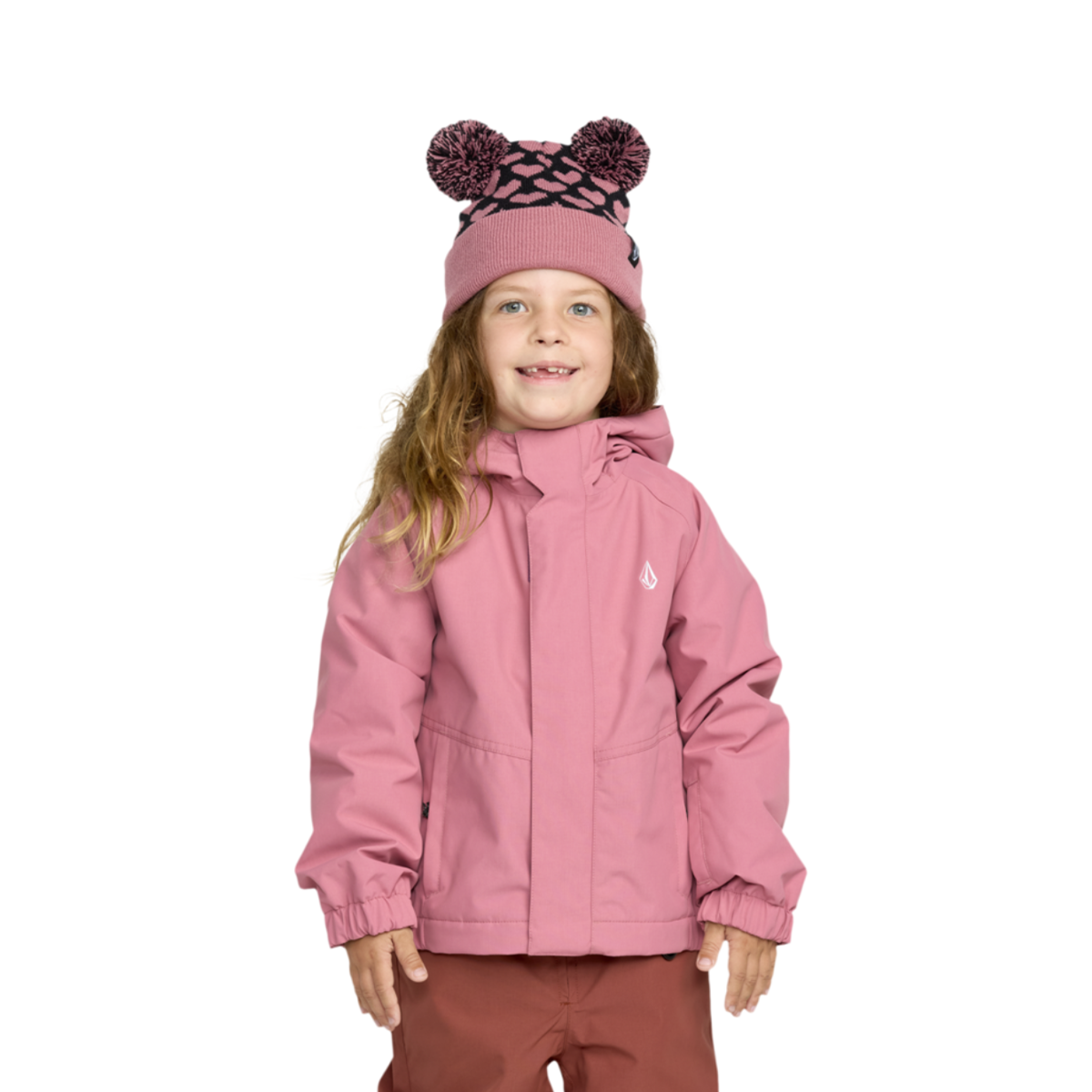 2026 SAMPLE Volcom Kid's Little Flurry INS Jacket - Mesa Rose