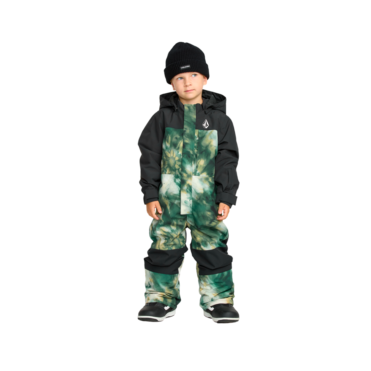 2026 SAMPLE Volcom Kid's Little Flurry One Piece - Green