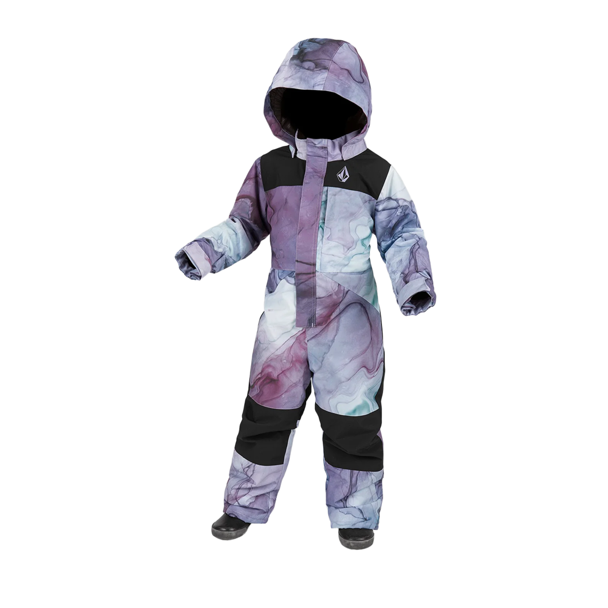 Volcom 2024 Toddler Onesie Snow Suit - Glacier Ink