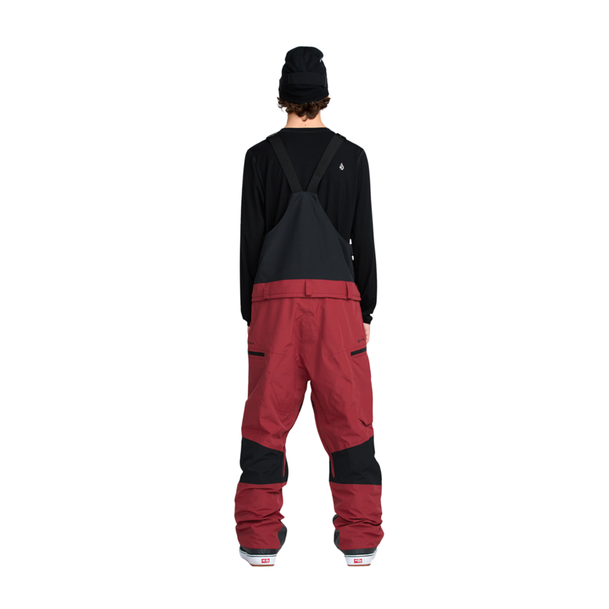 2026 SAMPLE Volcom RAIN GORE-TEX Bib Overall - Burnt Red