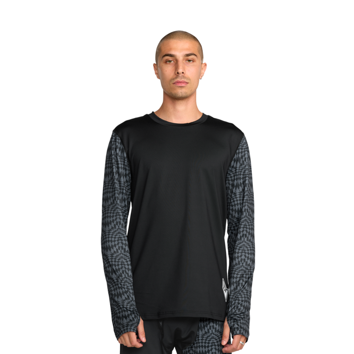 2026 SAMPLE Volcom V-Science Crew Base Layer - Black / Charcoal
