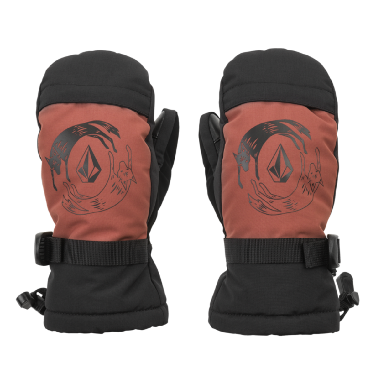 2026 SAMPLE Volcom Day Saver Youth Mitt - Henna