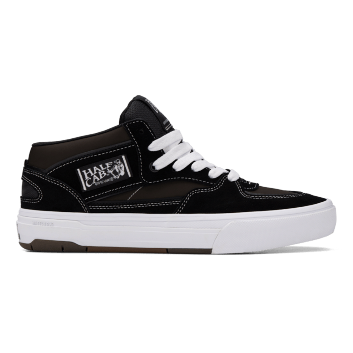 Vans Skate Half Cab Wafflecup Shoes - Black / White