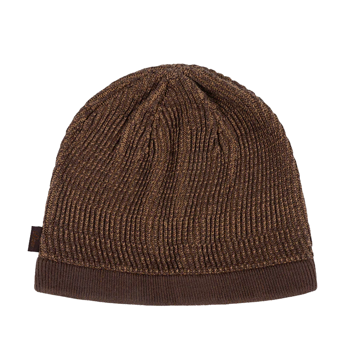 Dime Wave Knit Skully - Brown