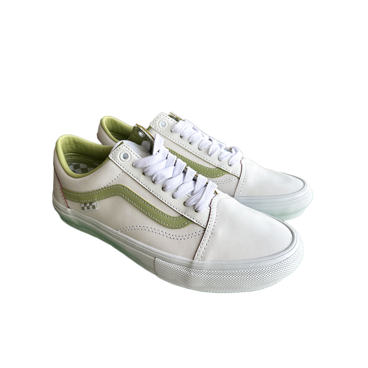 Vans Skate Old Skool Shoe Wear Away Mint White