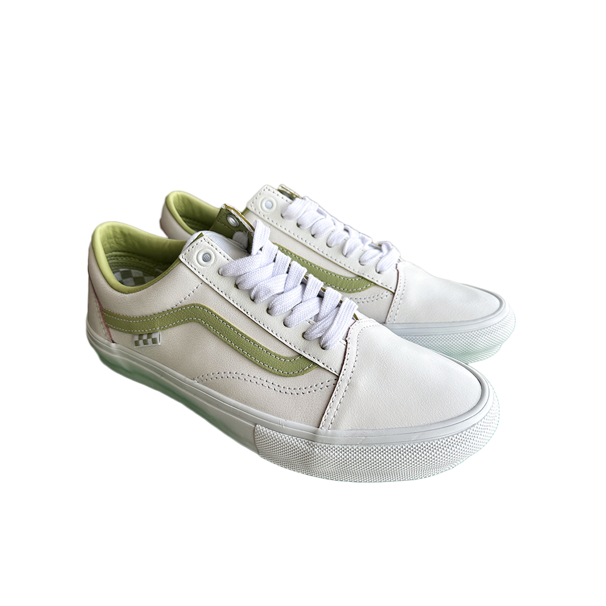 Vans Skate Old Skool Shoe - Wear Away Mint / White