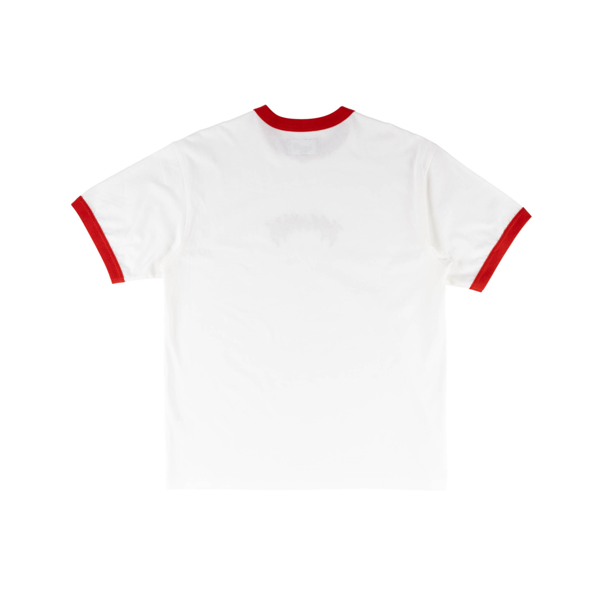 Welcome Barb Ringer T-Shirt - White / Red