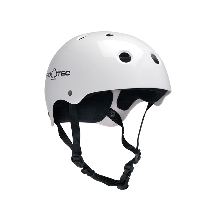 Pro Tec Classic Skate Helmet - Gloss White