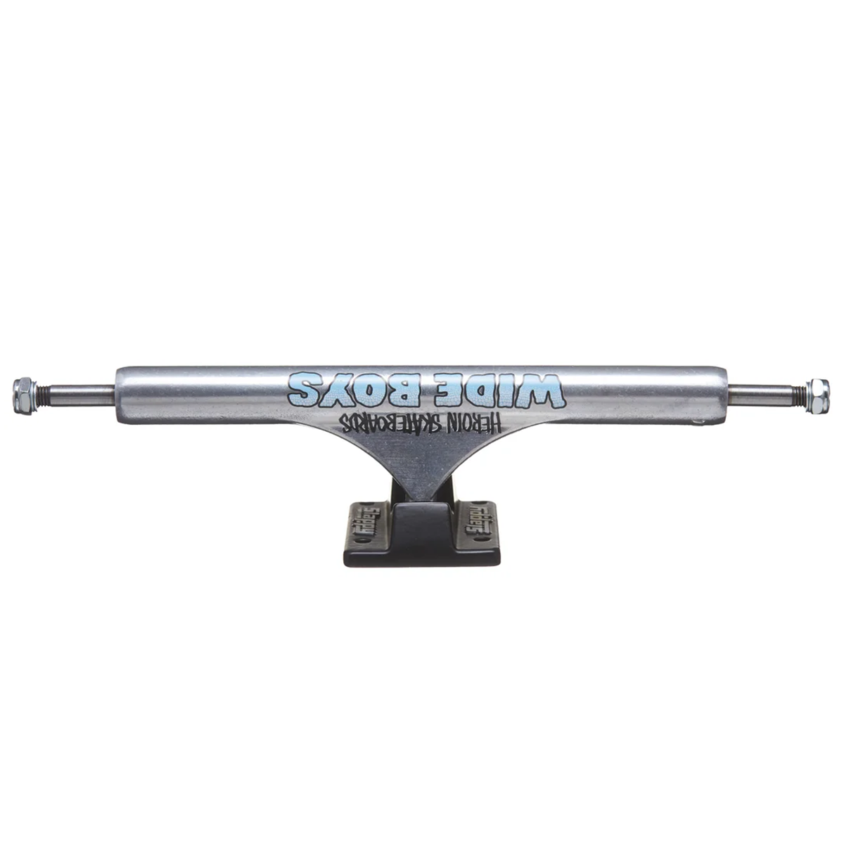 Slappy ST1 Hollow Wide Boy Skate Trucks - Polished / Black