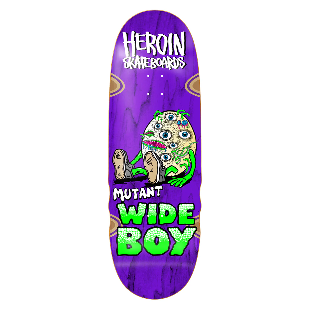 Heroin Mutant Wide Boy Skate Deck - 10.28