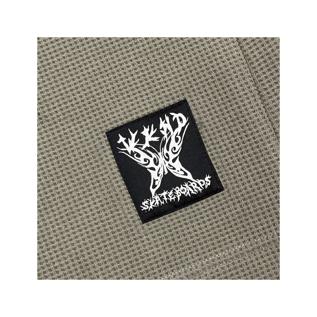 WKND Panel Long Sleeve Thermal Shirt - Off White