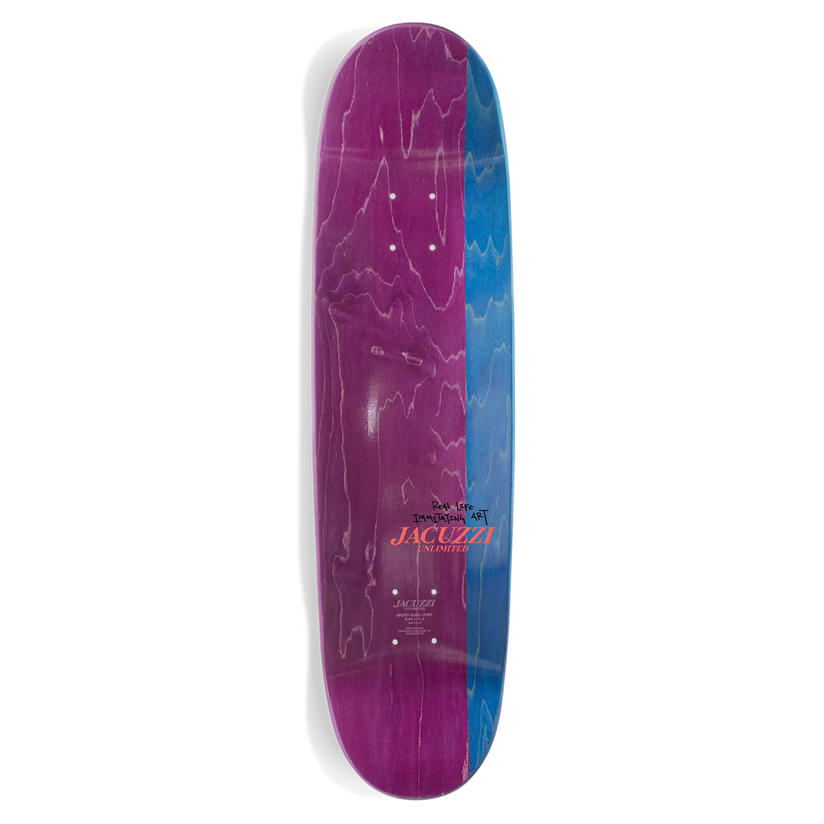 Jacuzzi Unlimited Work Horse Skate Deck - 8.375