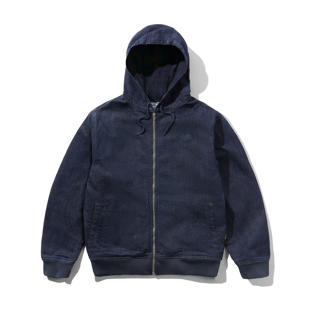 Butter Hooded Work Jacket - Rinsed Indigo