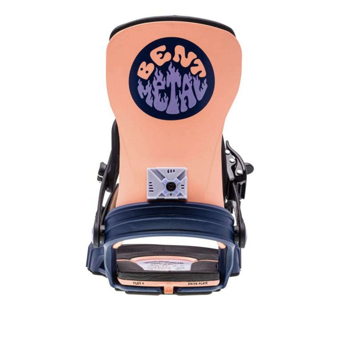 Bent Metal Women's 2024 Stylist Snowboard Bindings - Orange/Blue