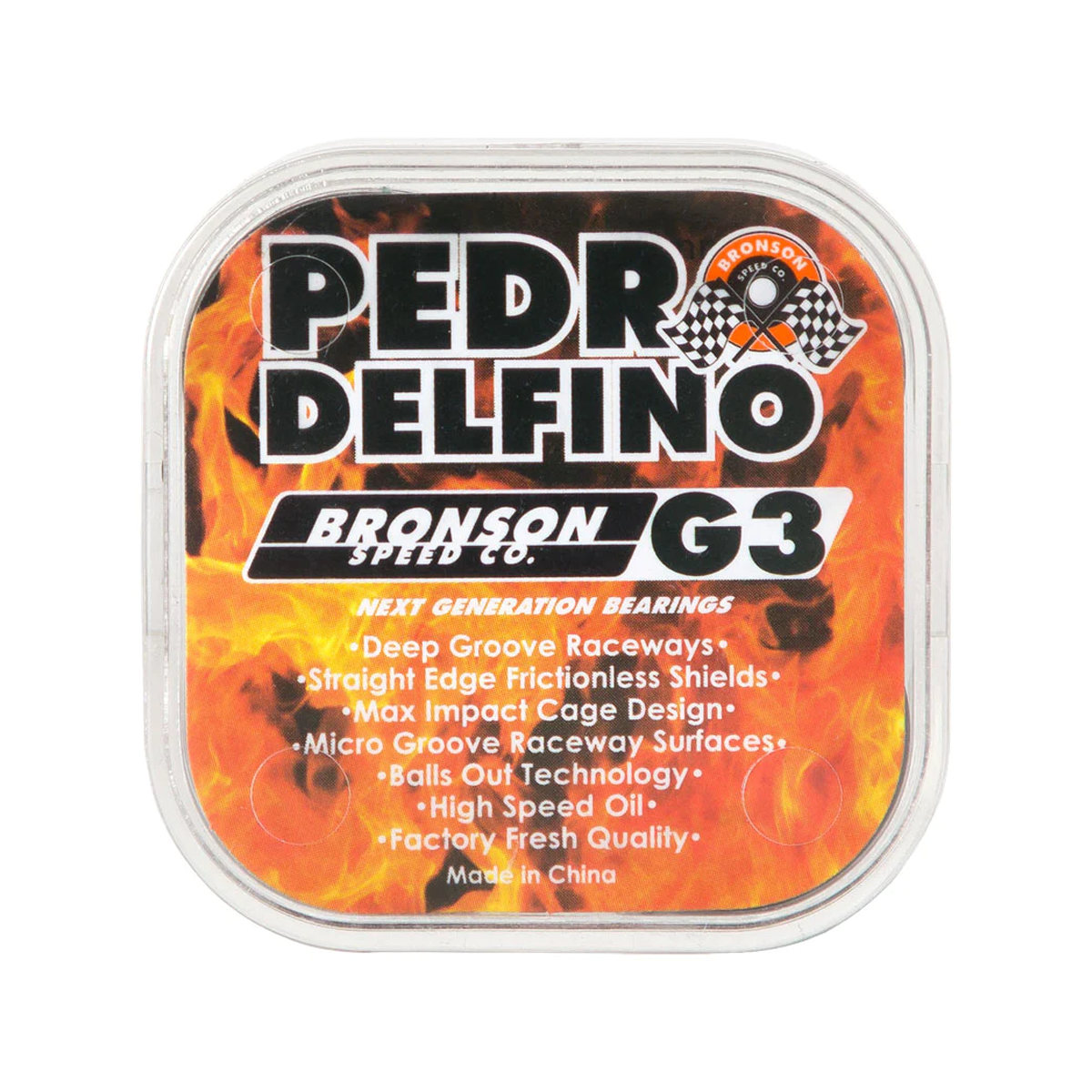Bronson G3 Pedro Delfino Pro Skate Bearings