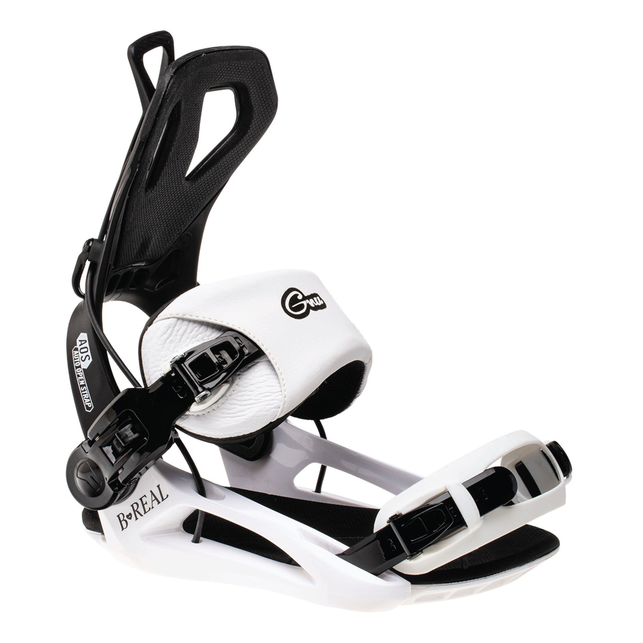 GNU Womens 2024 B-REAL Snowboard Bindings - White