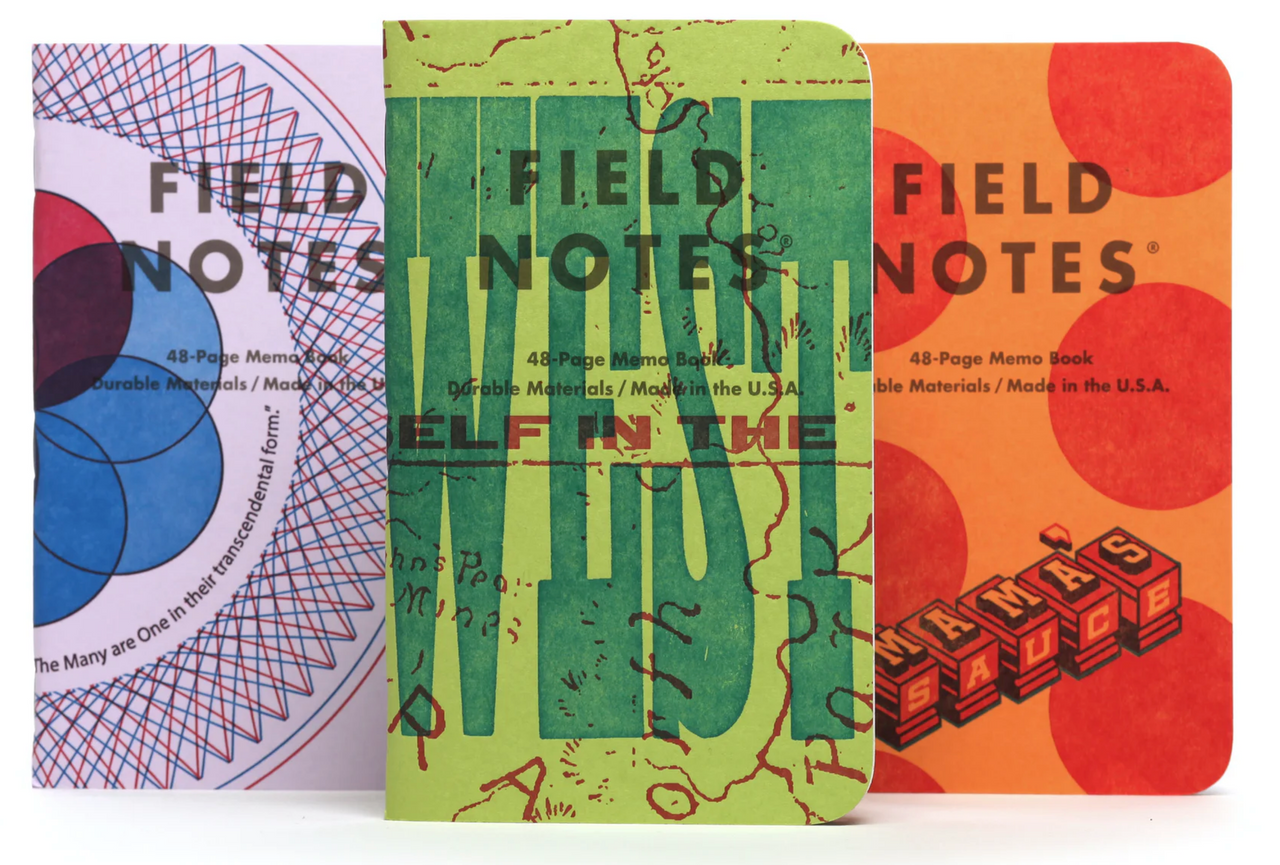 Field Notes United States of LETTERPRESS Series 3-Pack