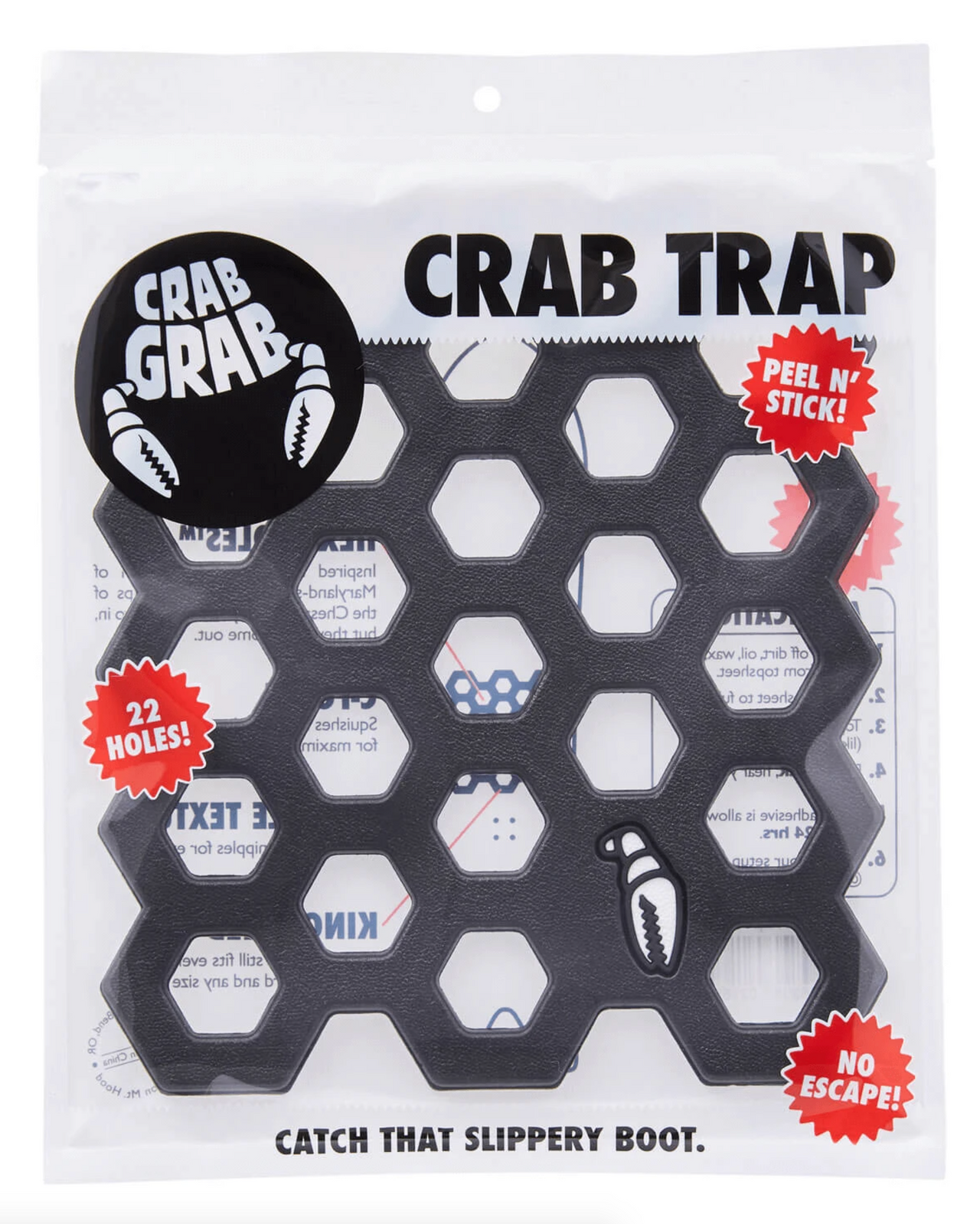 Crab Grab Crab Trap Stomp Pad - Black