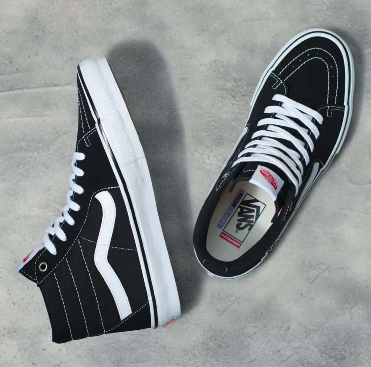 Vans Skate Sk8-Hi - Black/White