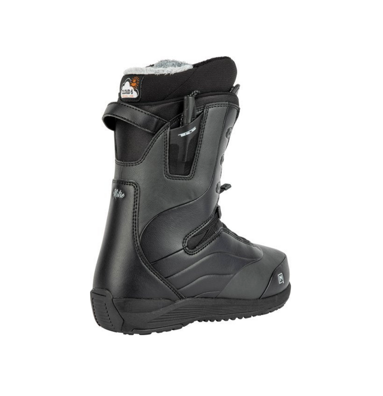 Nitro Women's 2025 Crown TLS Snowboard Boots - Black