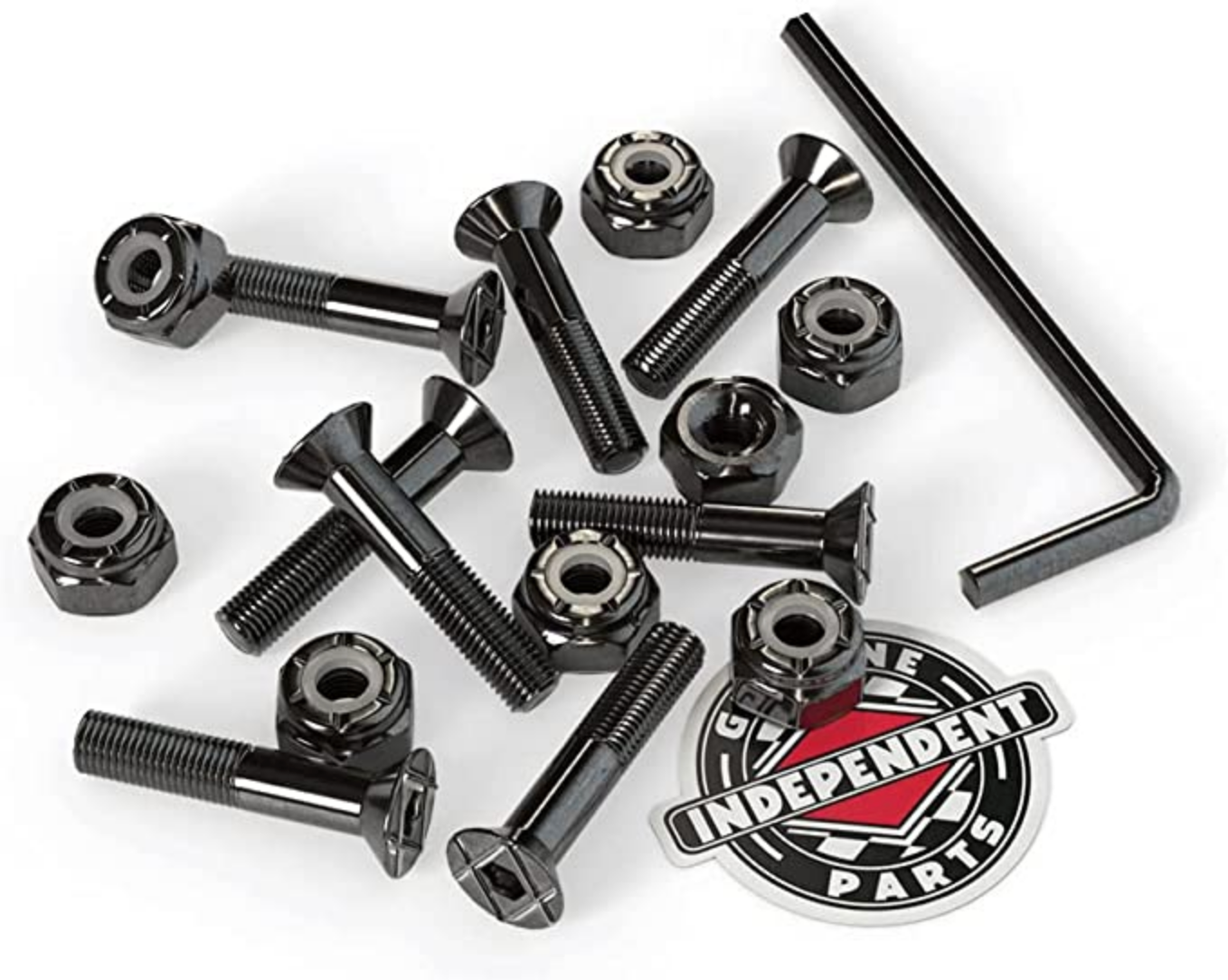 Independent 7/8 Allen Skateboard Hardware - Black - Directive Boardshop skateboard 7 8