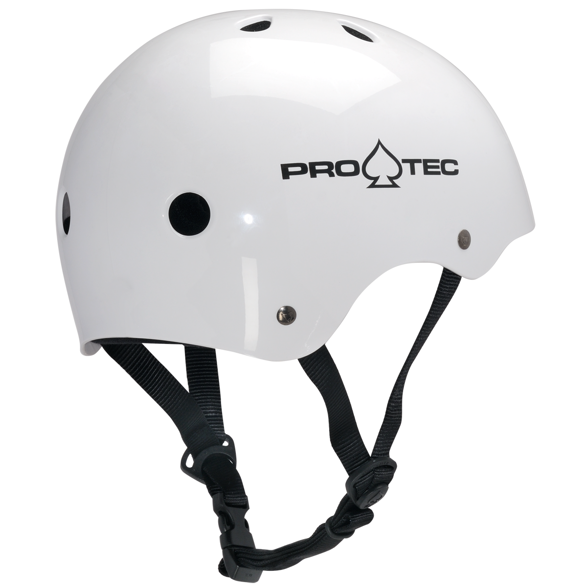 Pro Tec Classic Skate Helmet - Gloss White