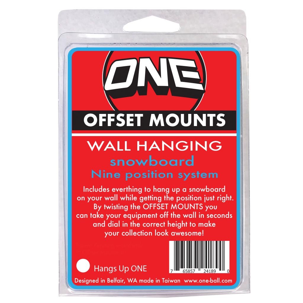 One Ball Wall Hanging Offset Mounts